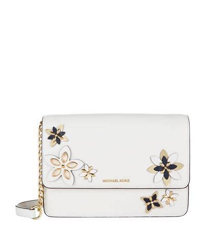 michael kors daniela flowers|Michael Kors Daniela 'Flowers' Ivory Leather Embellished  .